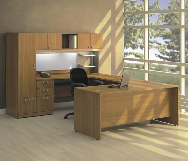 wooden office desk